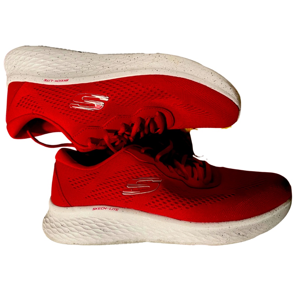 COPY - COPY - Skechers Air-Cooled Memory Foam Sneakers • Red • WASHABLE • Women…